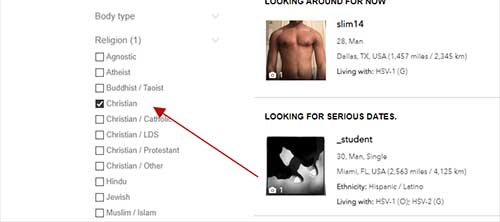 Christian herpes dating site