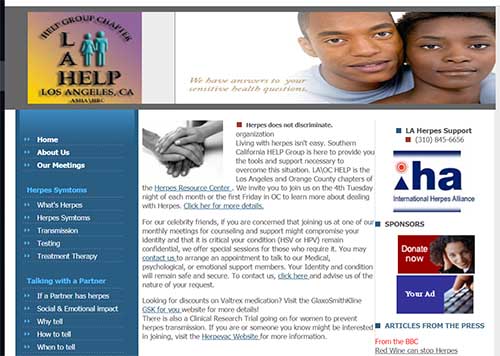 laherpes.org, los angeles herpes support group