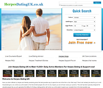 herpes and dating uk